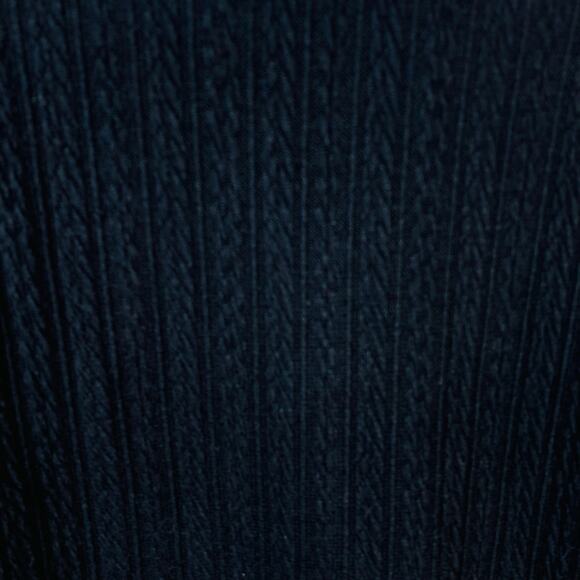 Jones New York Black Delicate Cable Knit Funnel Neck Knit Sweater Size M NWOT - Picture 3 of 7